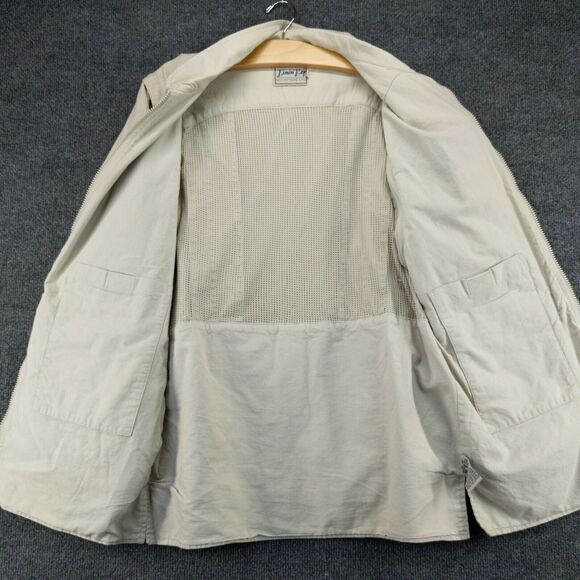 Bimini Bay Expedition Jacket SZ M Gray Sand 21W 30L Cargo Pocket Full Zip W/Tags - Picture 2 of 12